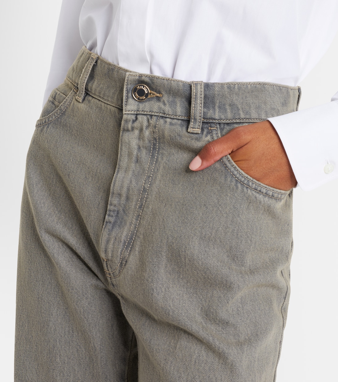 Jean flare Colibri à taille haute | Max Mara