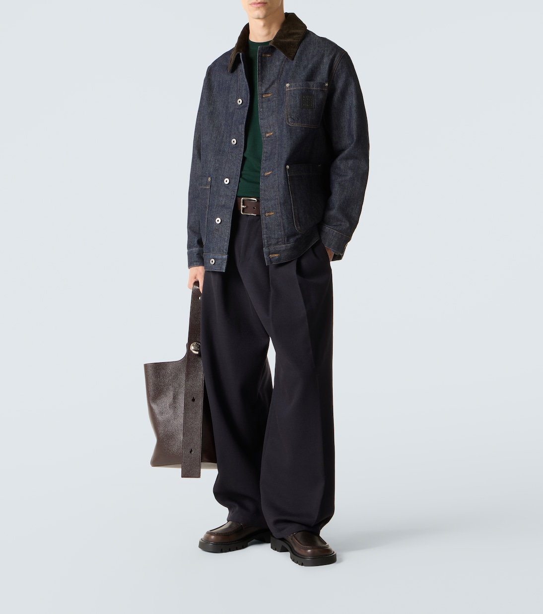 Giacca di jeans con velluto a coste | Loewe