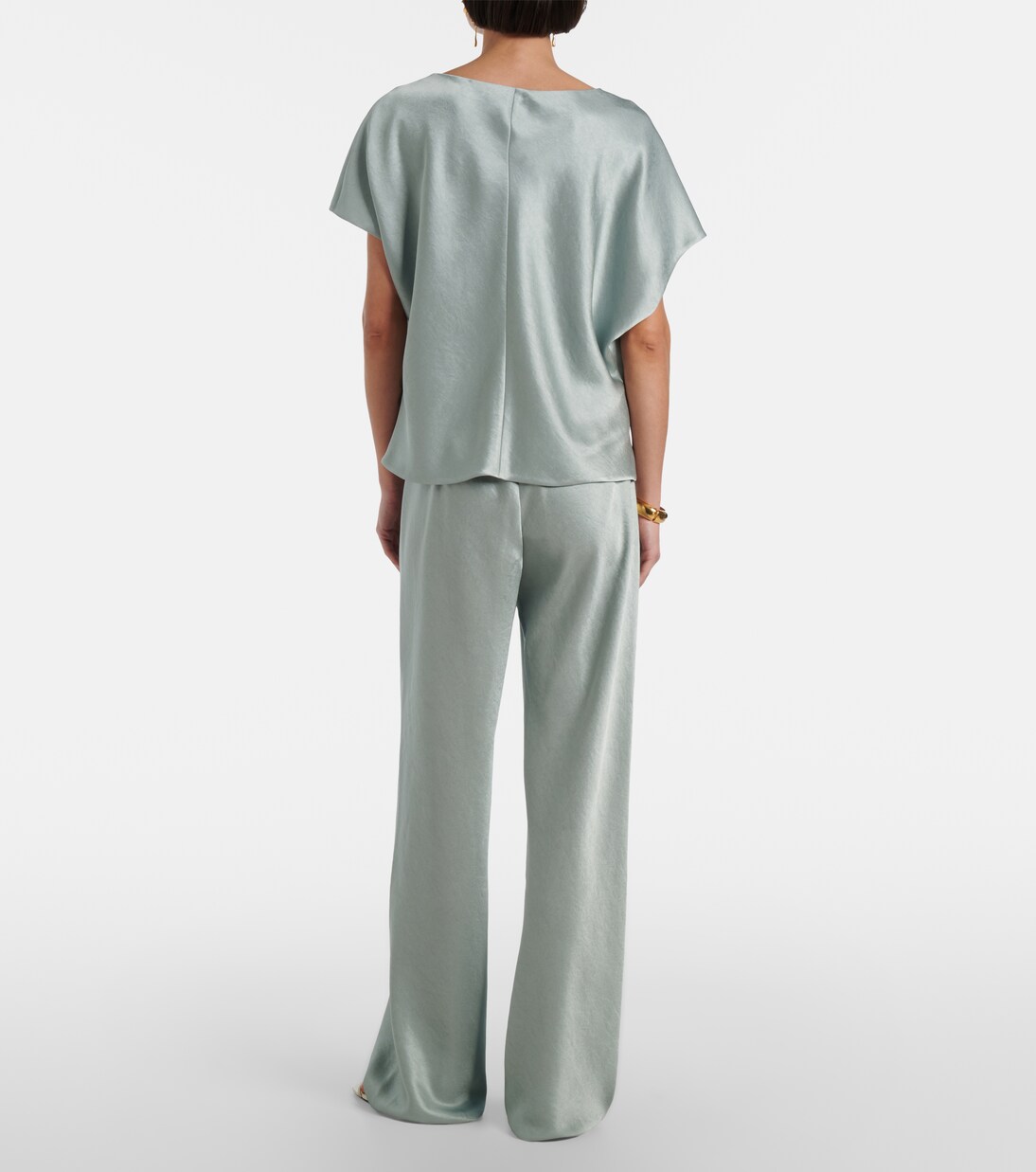Satin wide-leg pants | Vince