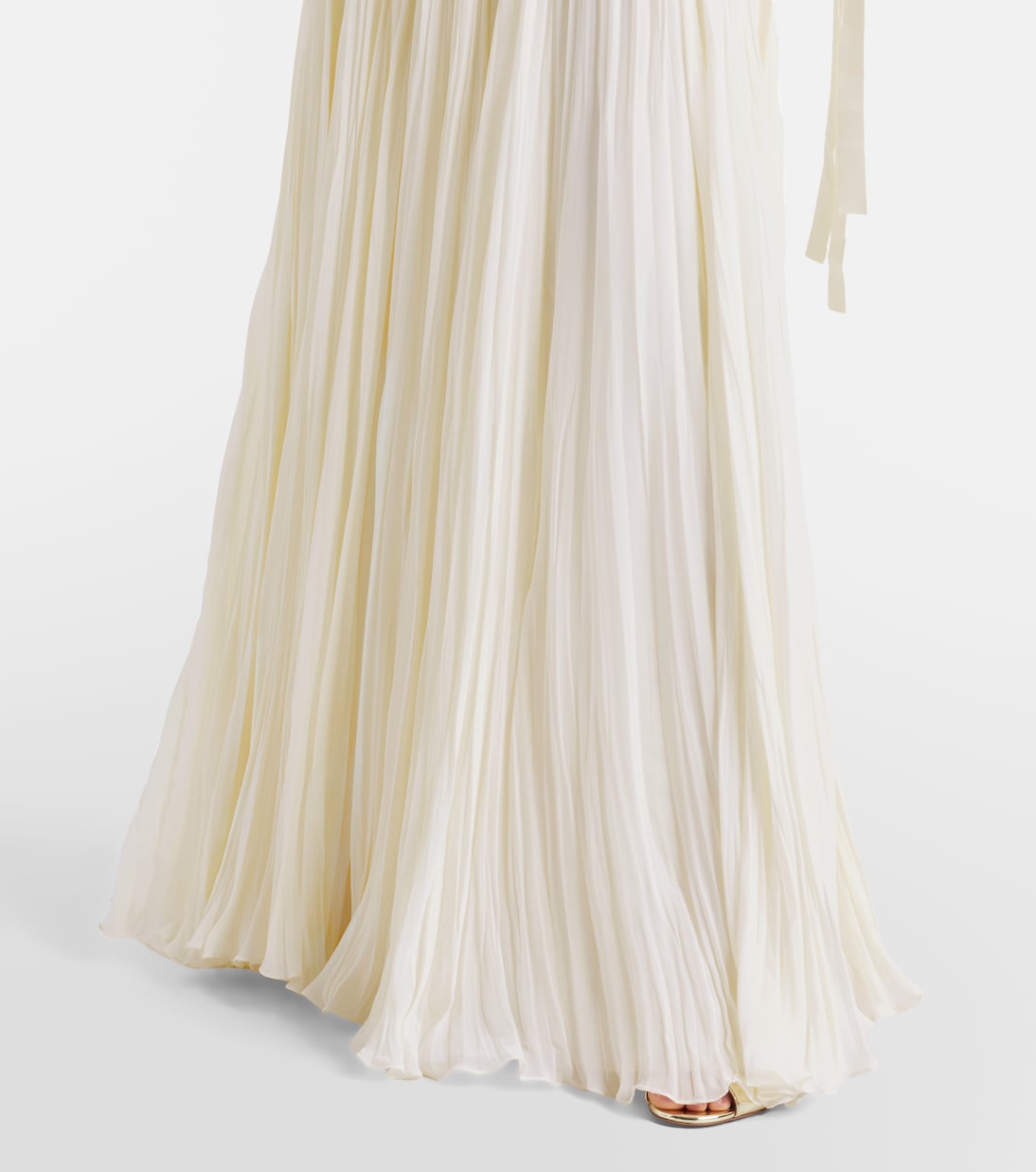 Vestido de fiesta Ana de crepé y chifón | Marmar Halim