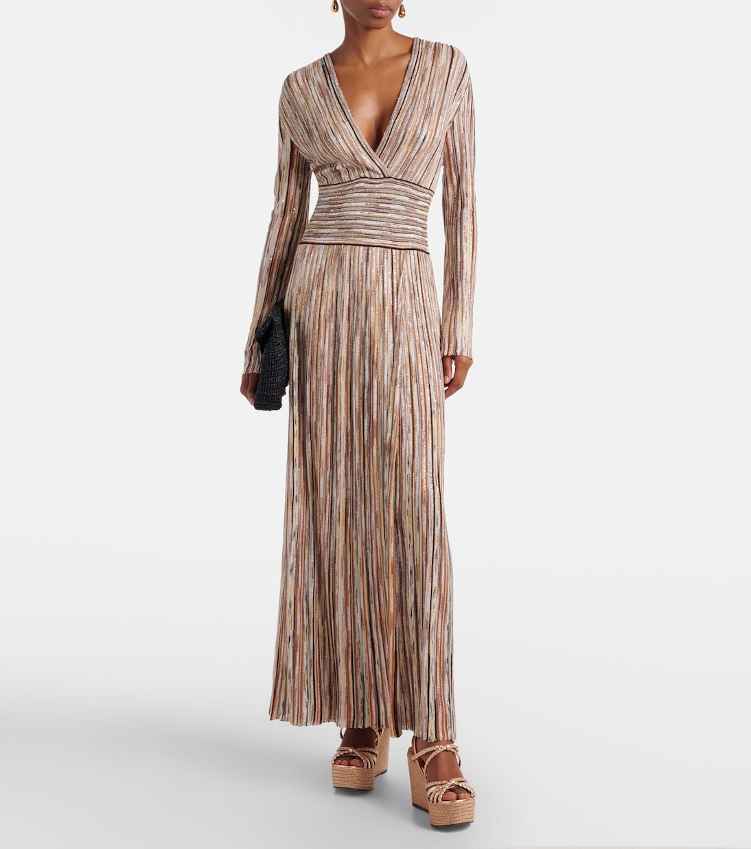 Espadrille-Sandalen Nyra aus Leder | Jimmy Choo