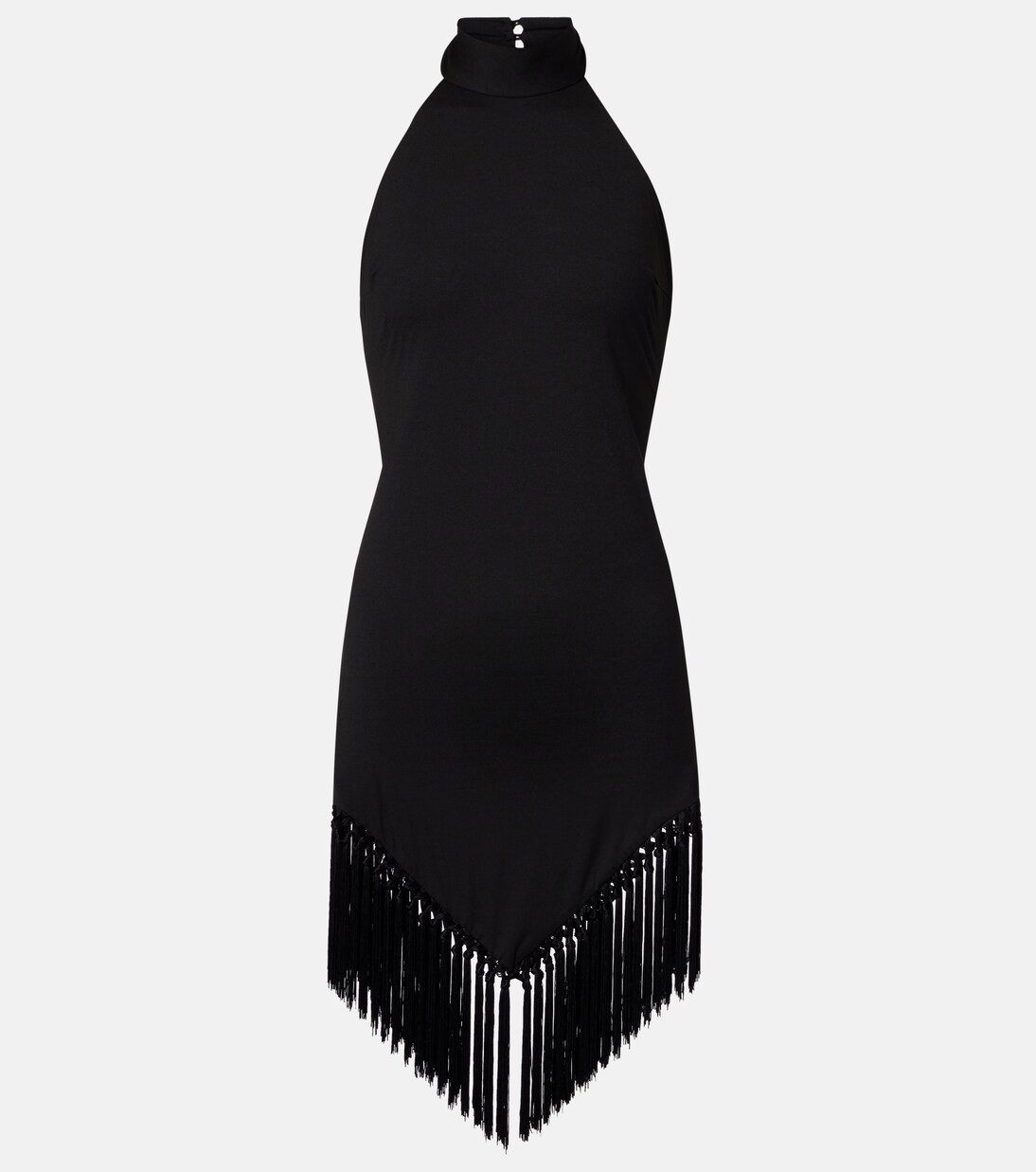 Ares fringed jersey minidress | Taller Marmo