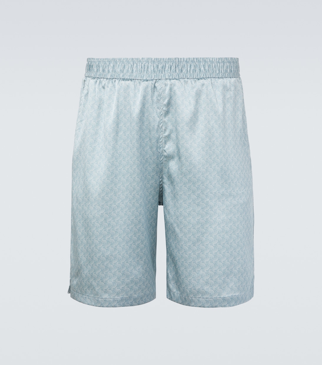 Palma printed silk-blend shorts | Frescobol Carioca