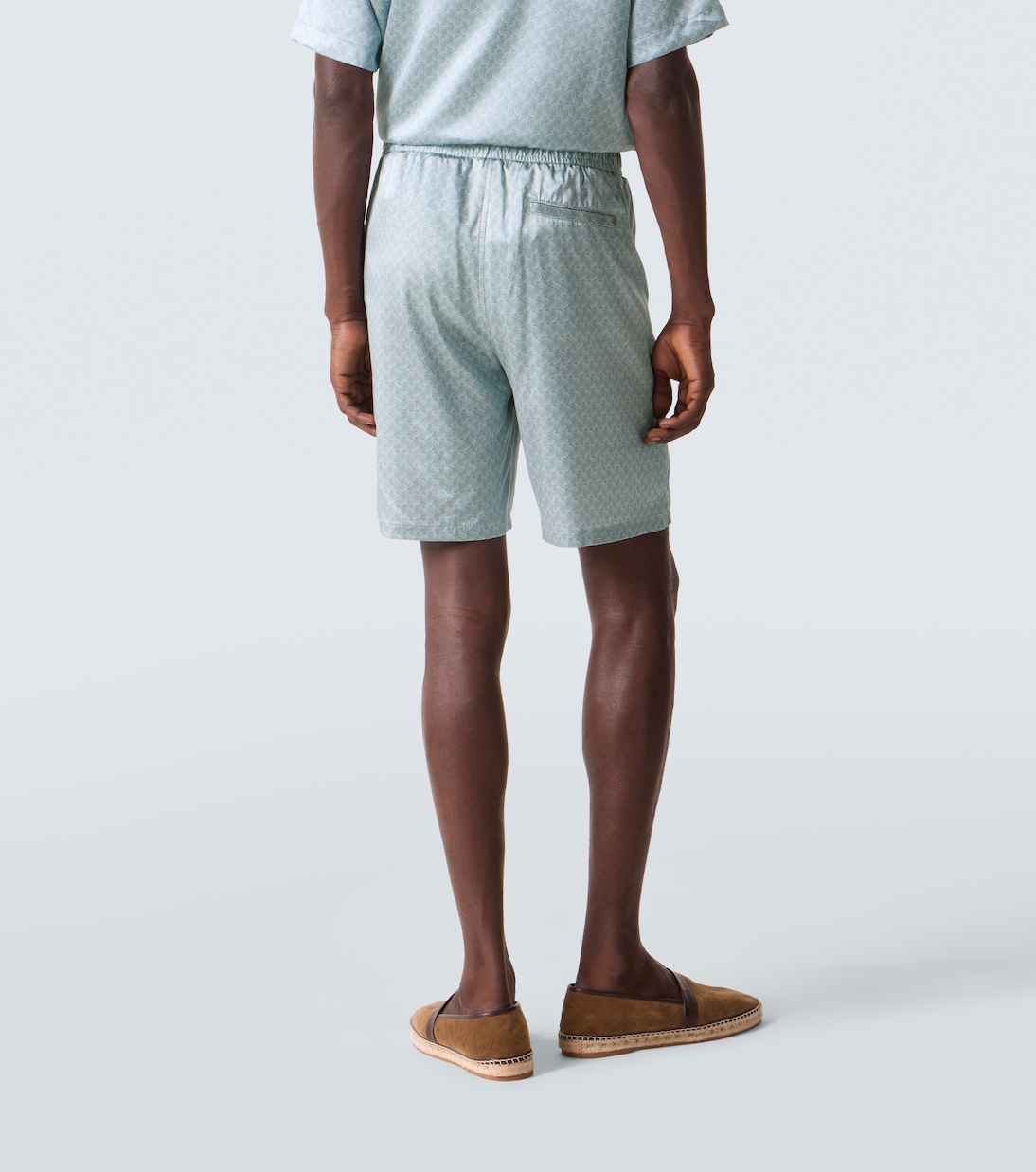 Palma printed silk-blend shorts | Frescobol Carioca