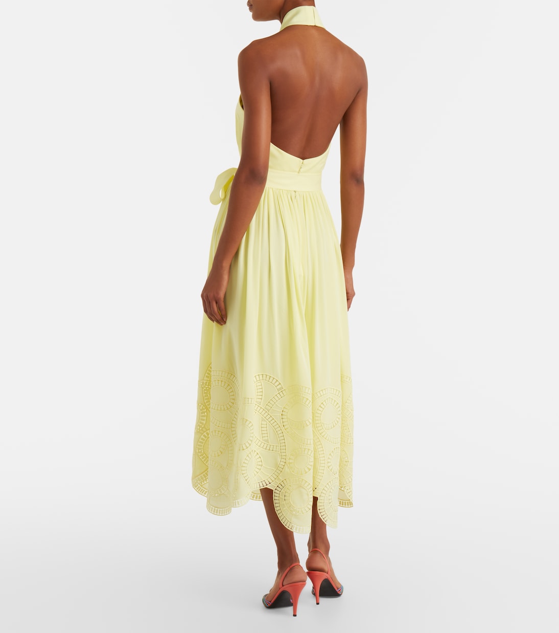 Midikleid aus einem Seidengemisch | Elie Saab