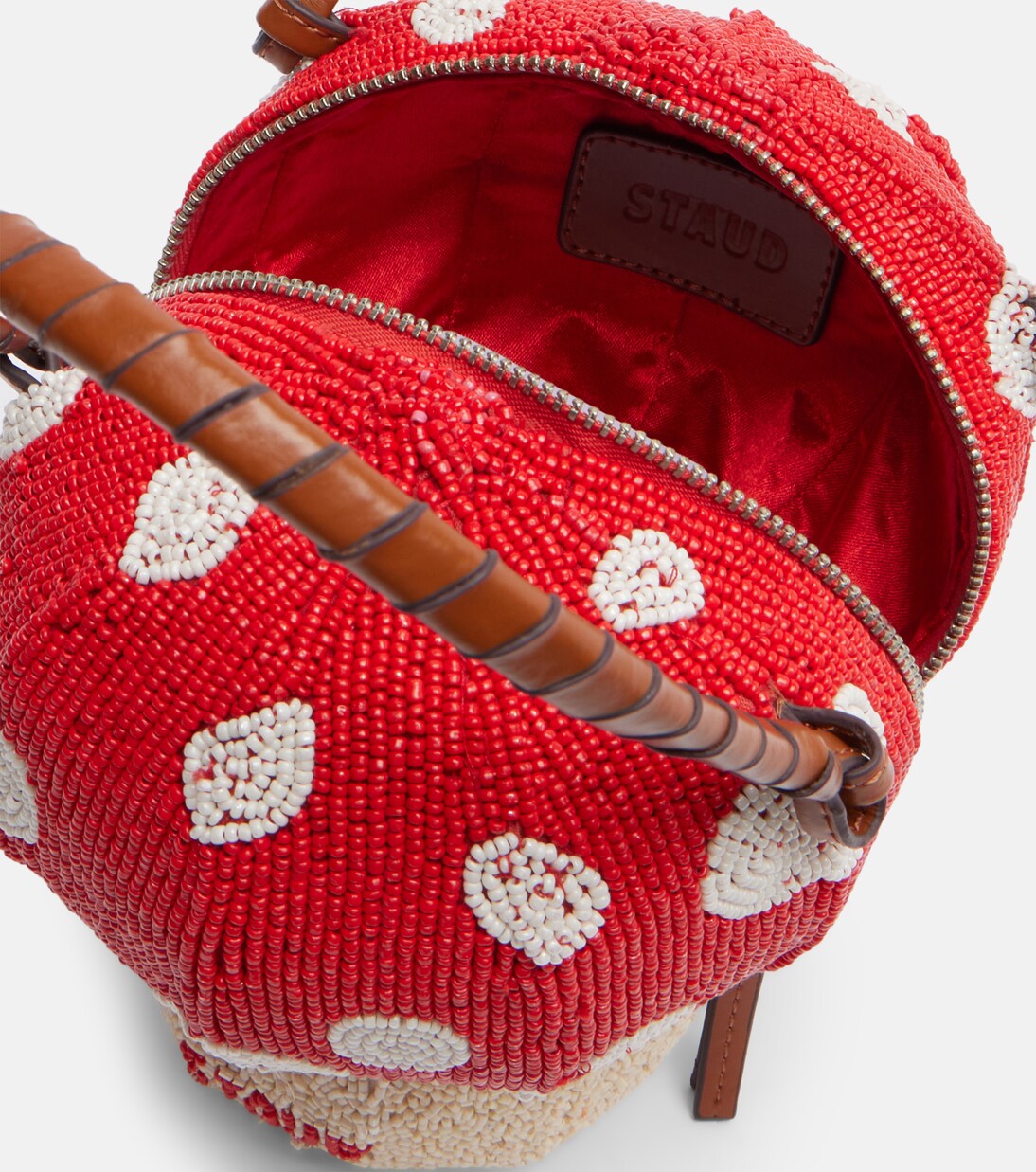 Verzierte Henkeltasche Shroom Mini | Staud