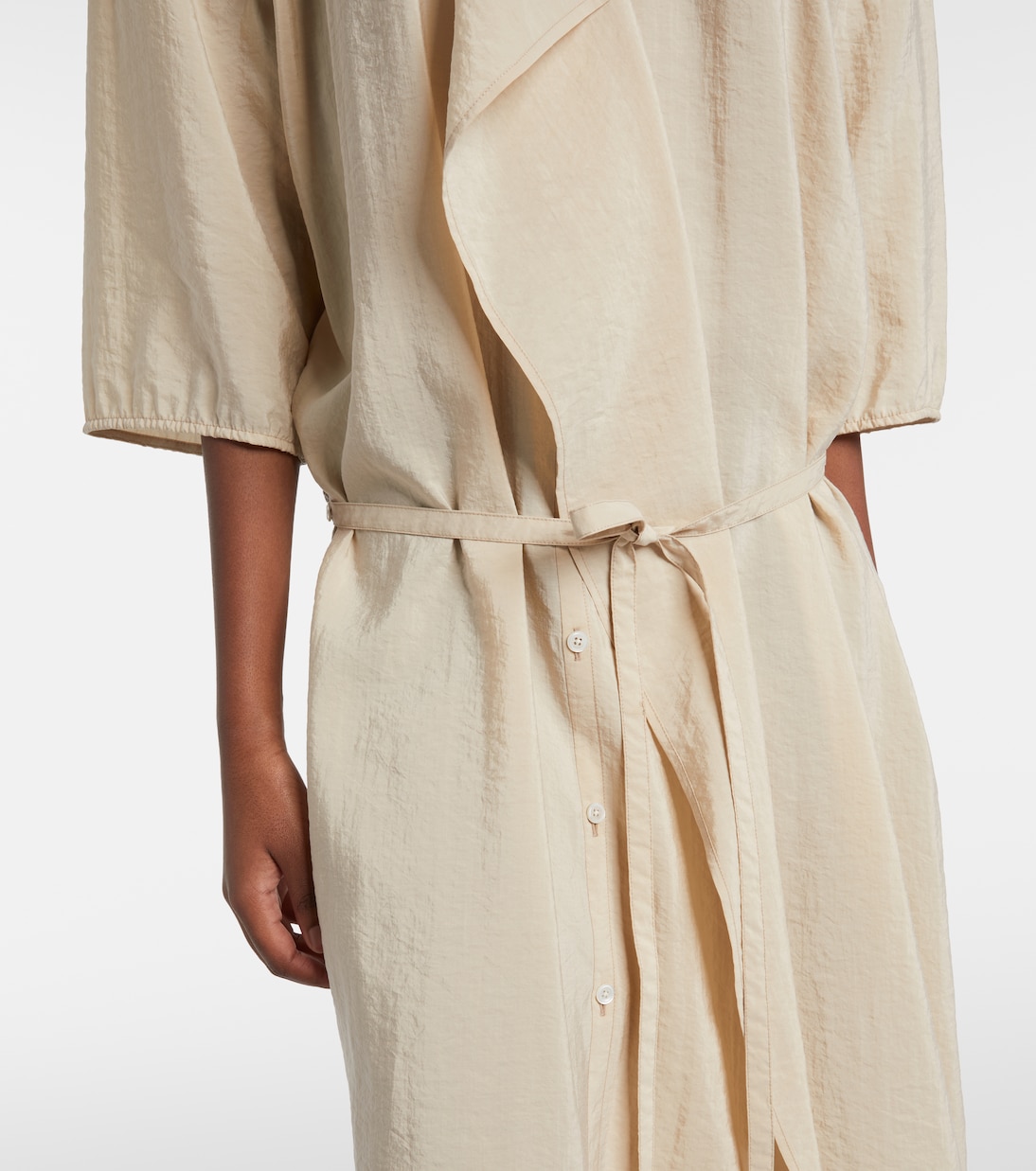 Hemdblusenkleid aus einem Seidengemisch | Lemaire