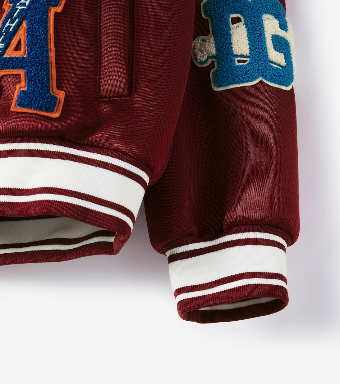 DG patch-appliqué varsity jacket | Dolce&Gabbana Kids