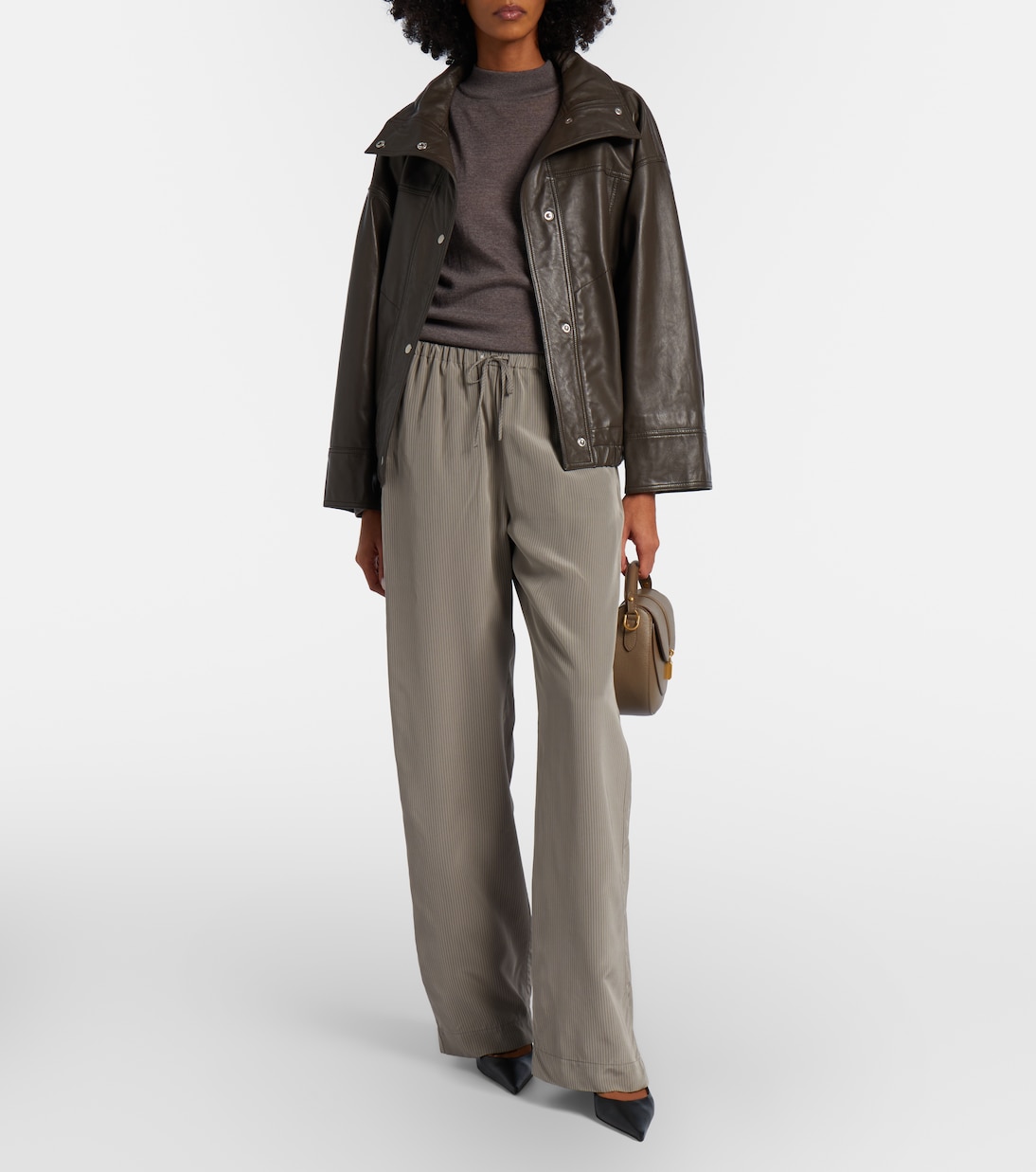 Pantalones anchos a rayas | Róhe