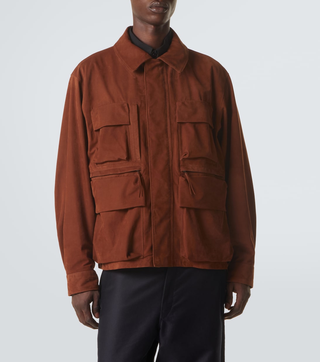 Feldjacke aus Veloursleder | Lemaire