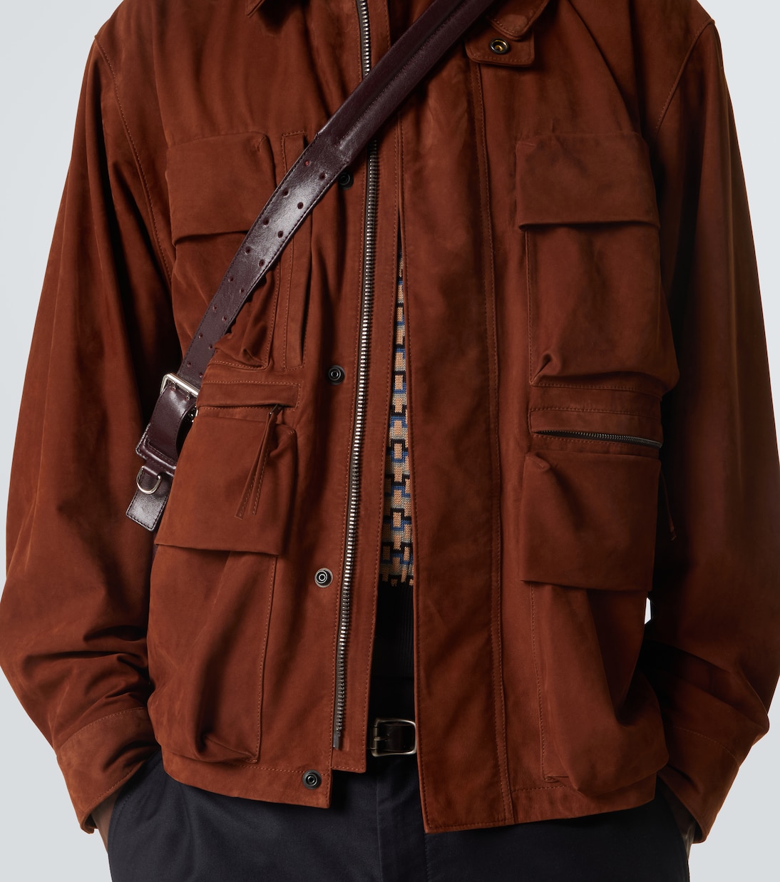 Feldjacke aus Veloursleder | Lemaire