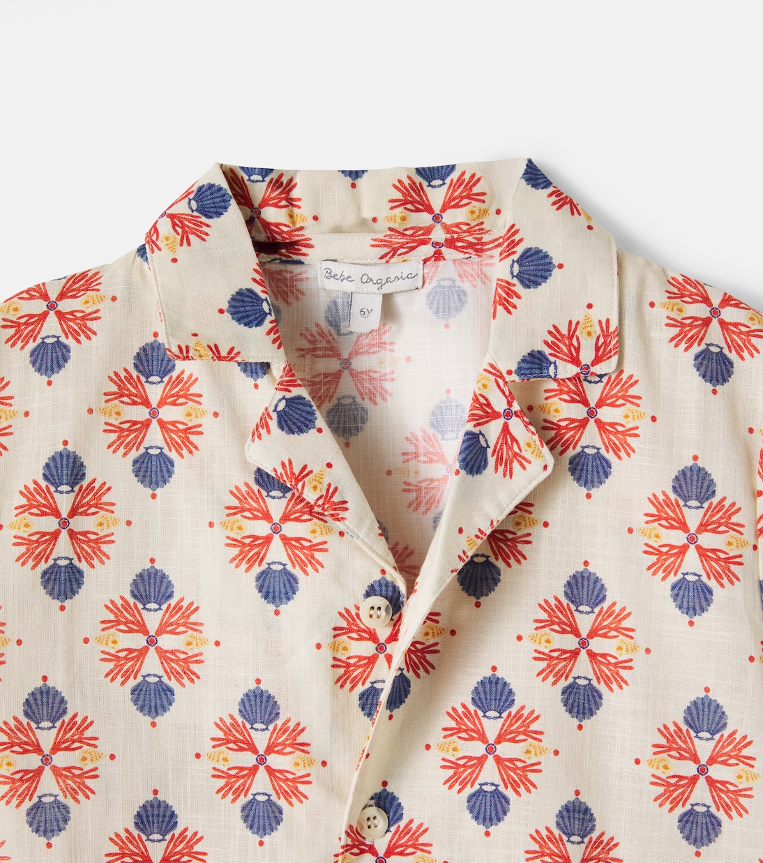 Bedrucktes Set Coast aus Hemd und Shorts | Bebe Organic