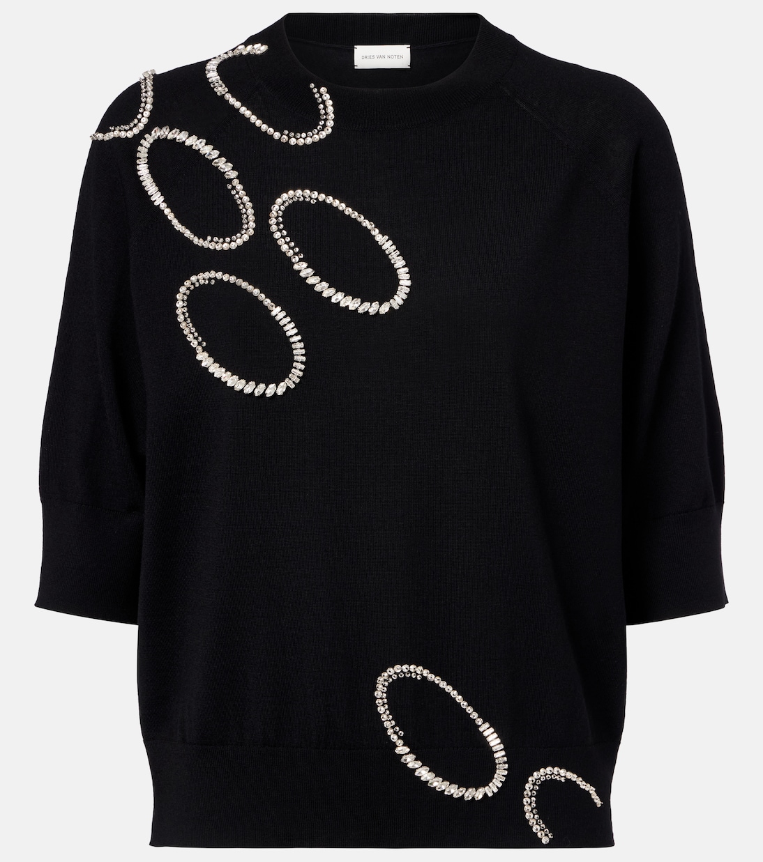 Verzierter Pullover aus Wolle | Dries Van Noten