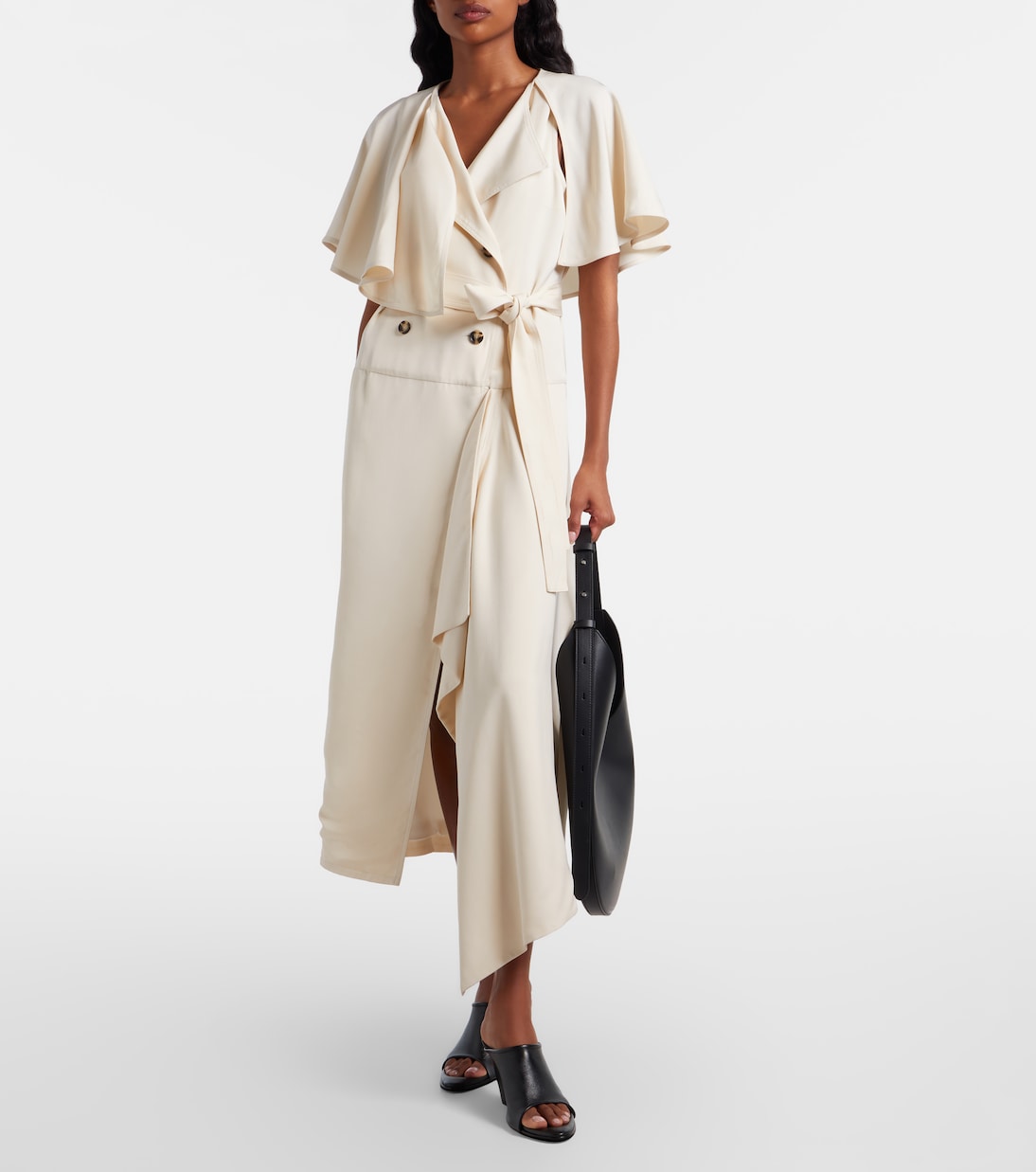 Medium leather shoulder bag | Aesther Ekme