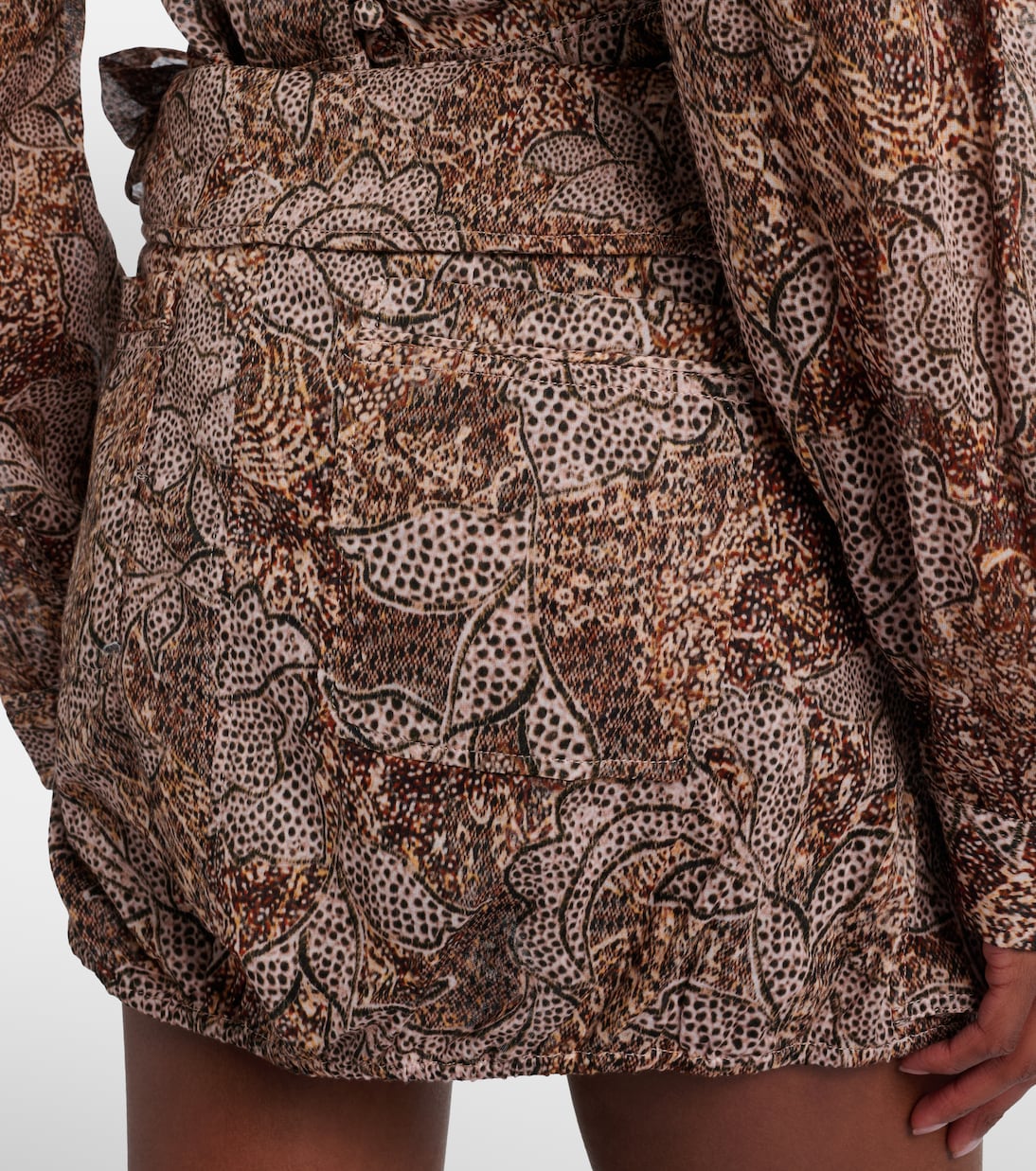 Coralie printed cotton miniskirt | Isabel Marant