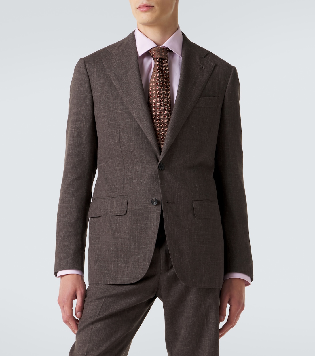 Wool, silk, and linen suit  | Thom Sweeney