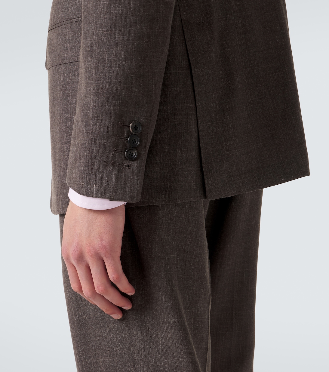 Wool, silk, and linen suit  | Thom Sweeney