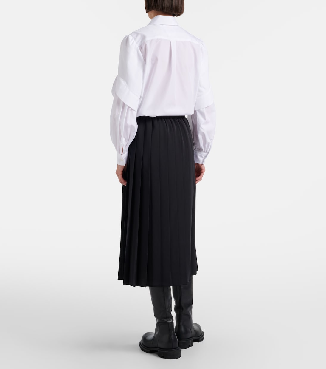 Pleated midi skirt | Junya Watanabe