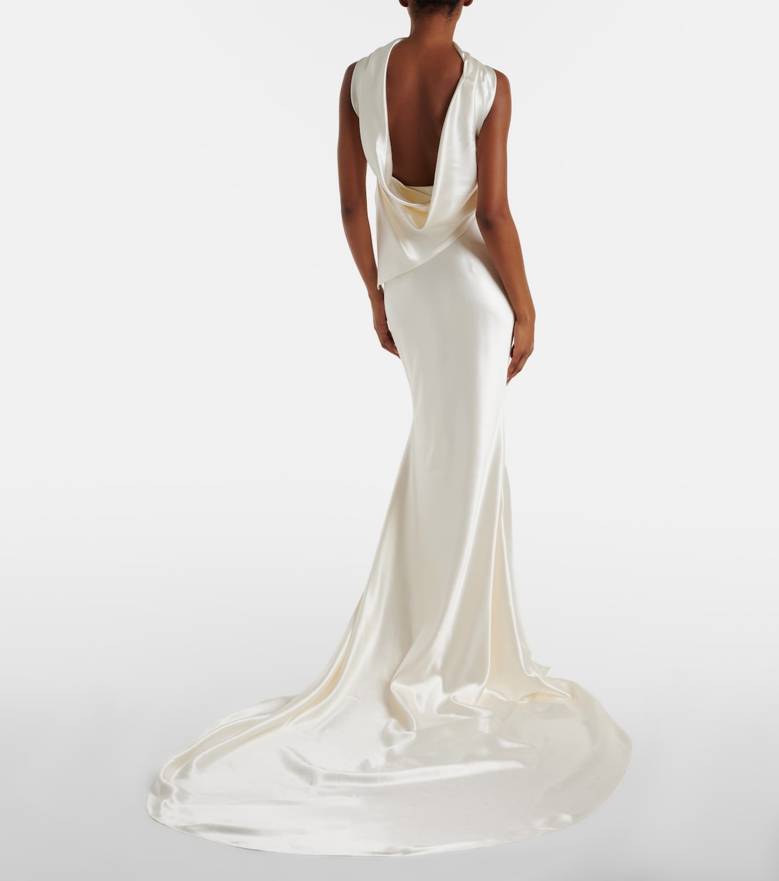 Bridal River silk and wool bustier gown | Danielle Frankel