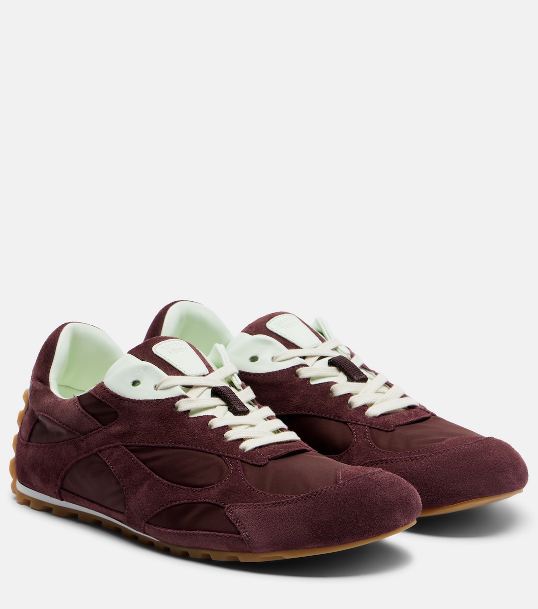Orbit Flash suede-trimmed sneakers | Bottega Veneta