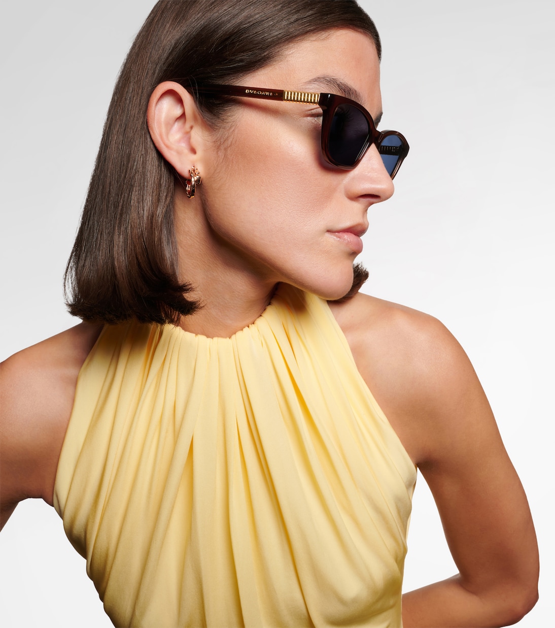 Tubogas cat-eye sunglasses | Bvlgari