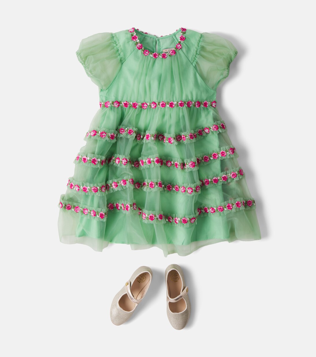 Joelle embroidered tulle dress | Konges Sløjd