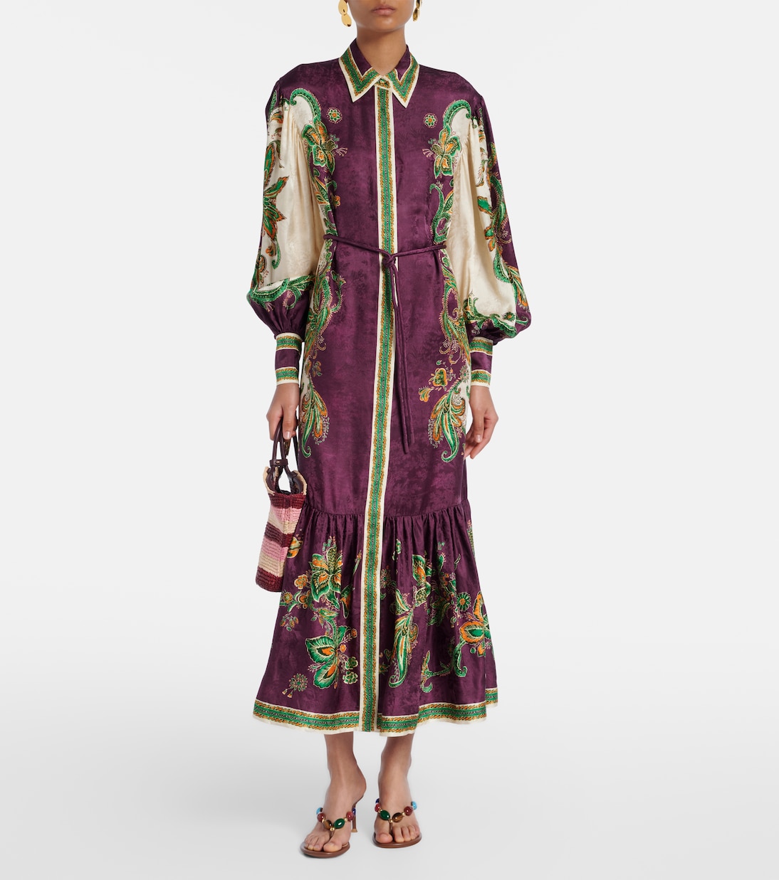 Ruthie printed shirt dress | Alémais