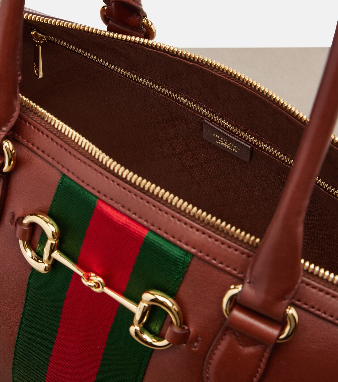 Bowling Bag Borsetto Large aus Leder | Gucci