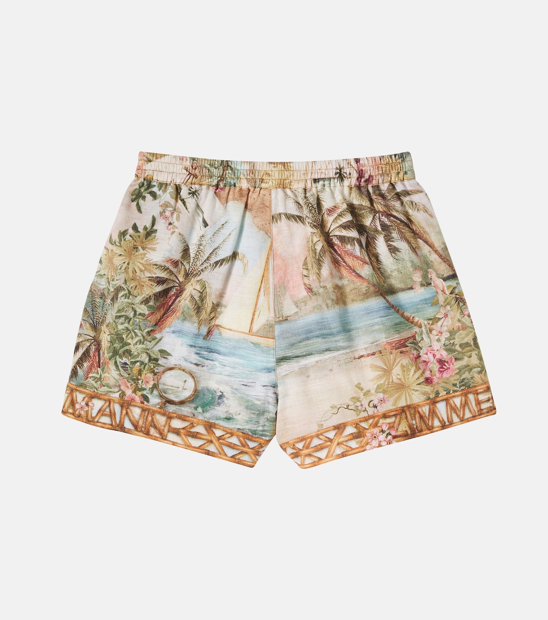 Mahon printed cotton shorts | Zimmermann Kids