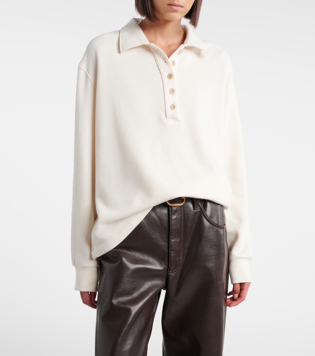 Vintage fleece polo sweater | Citizens of Humanity