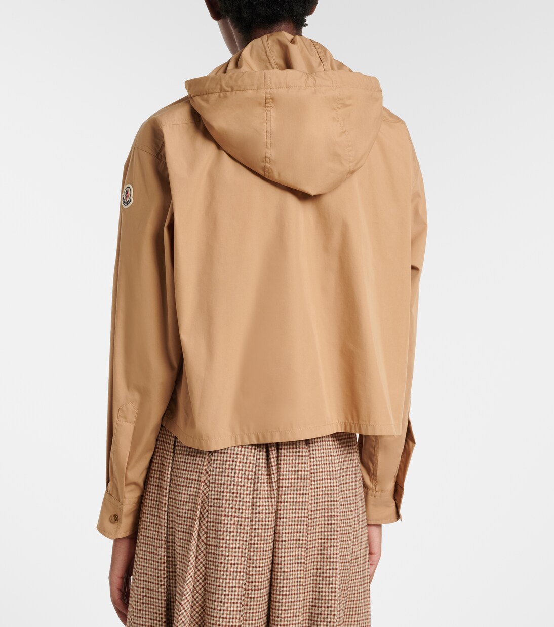 Hooded cotton-blend jacket | Moncler