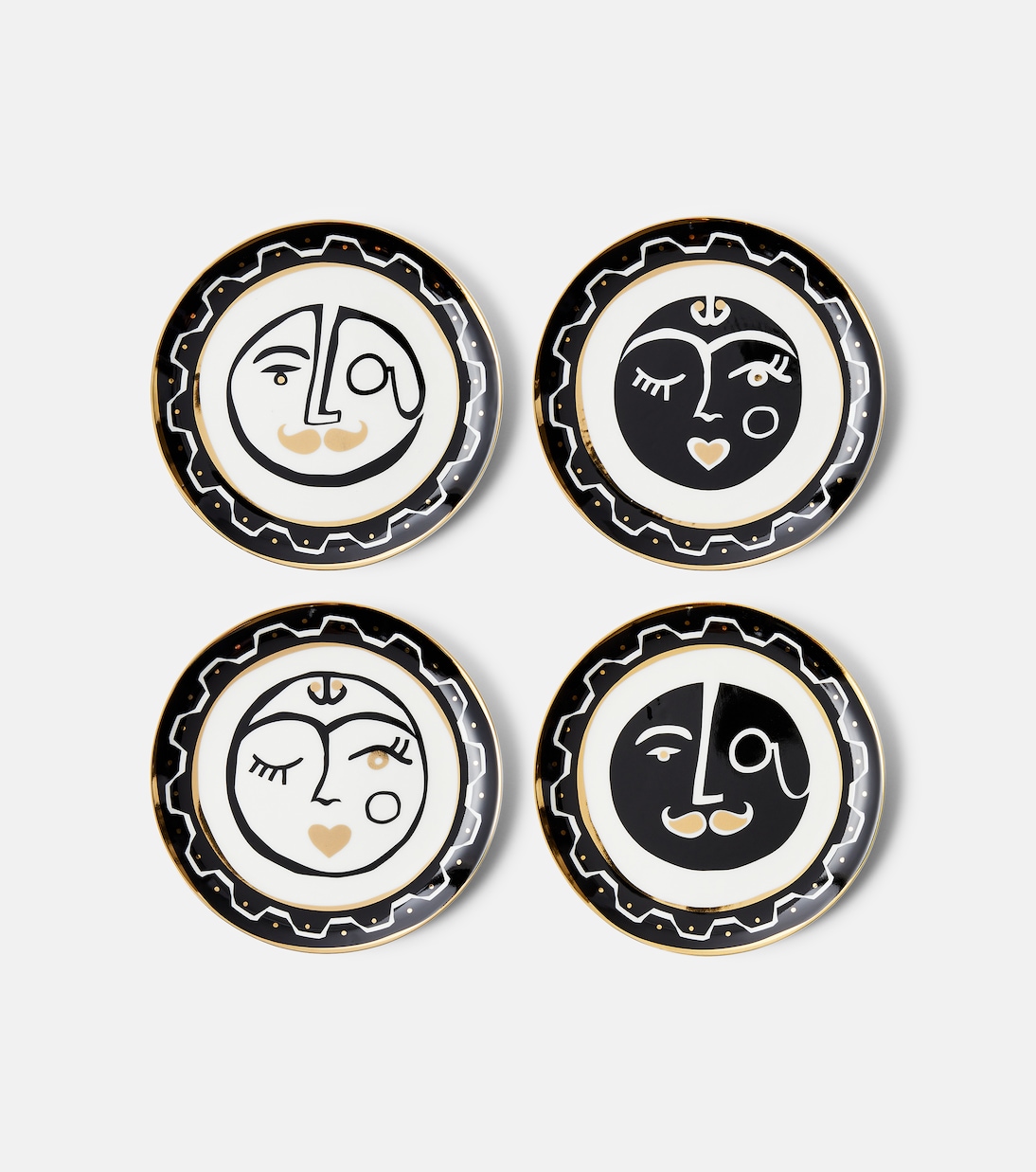 Marseilles set of 4 porcelain side plates | Jonathan Adler