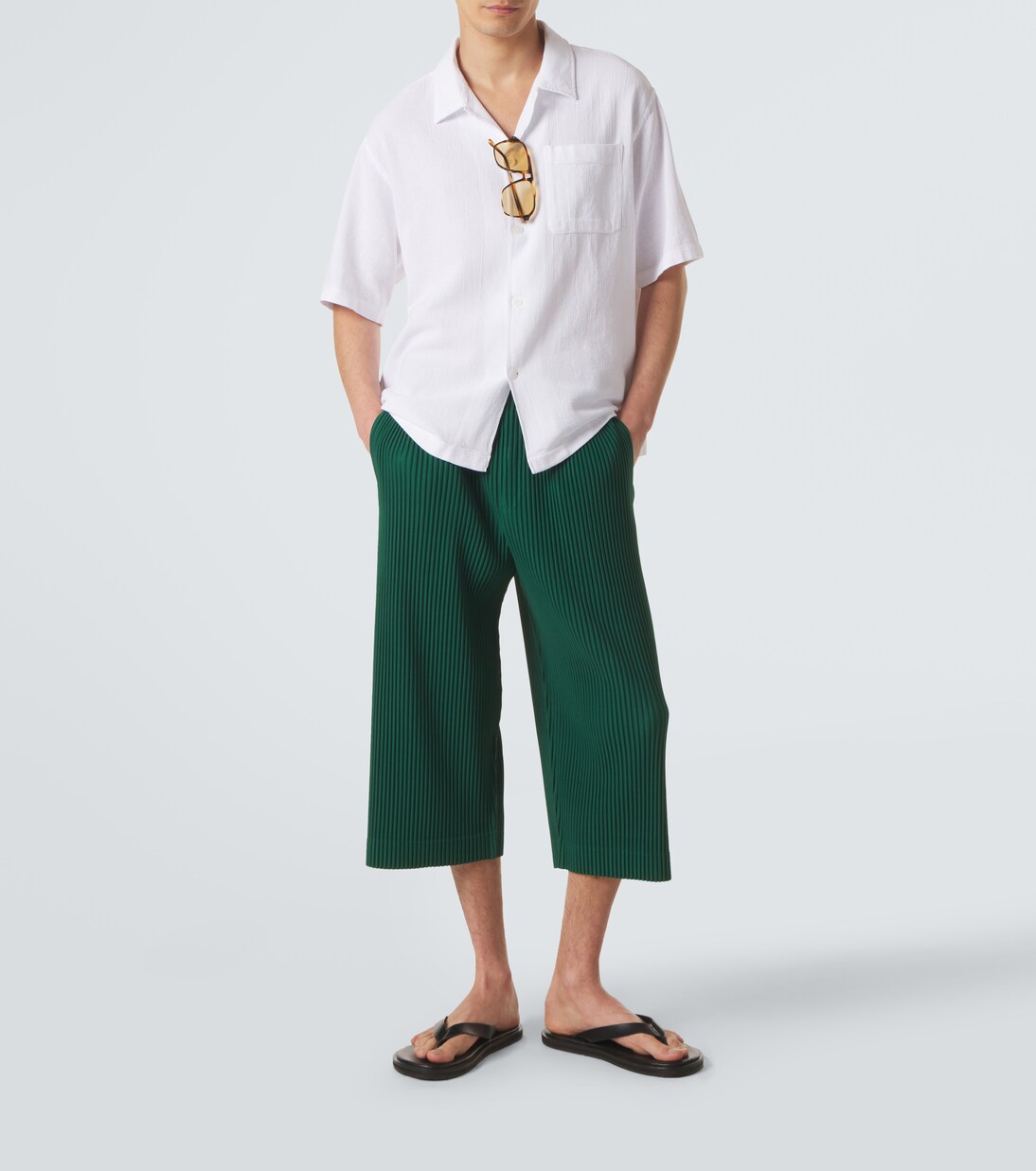 Monthly Colors: May pleated straight pants | Homme Plissé Issey Miyake
