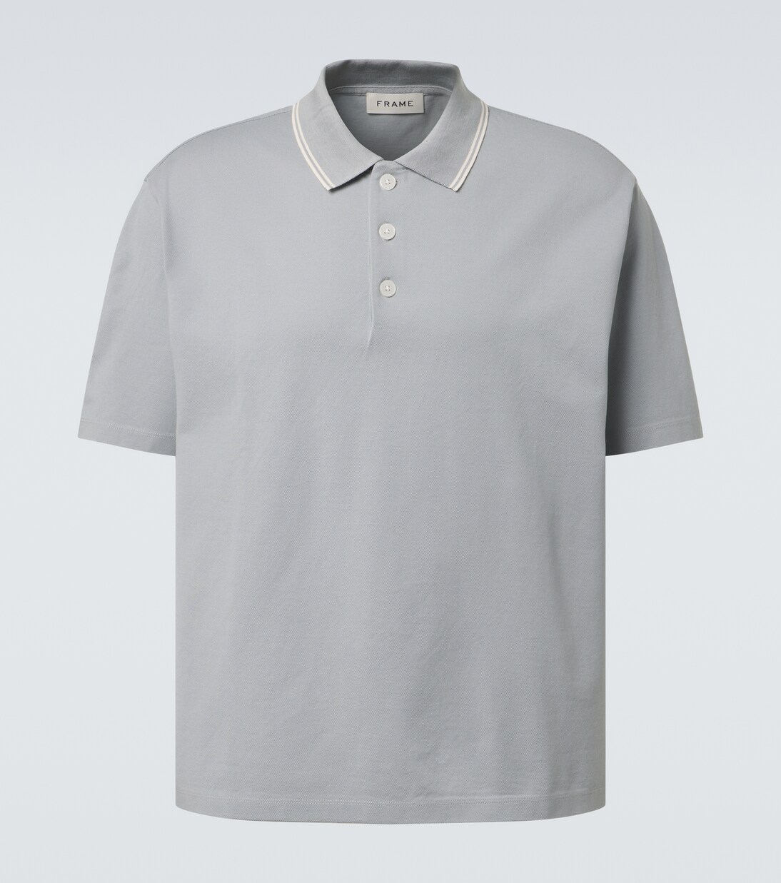 Cotton piqué polo shirt | Frame