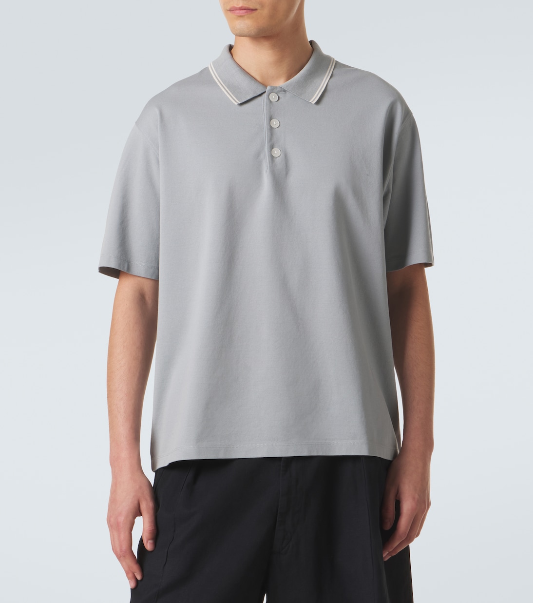 Cotton piqué polo shirt | Frame