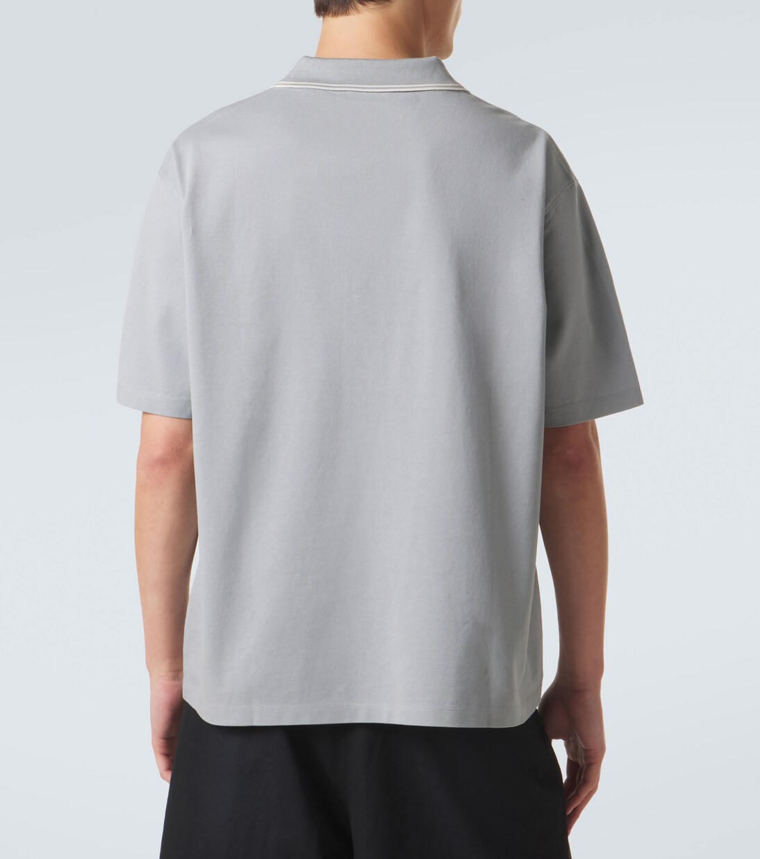Cotton piqué polo shirt | Frame