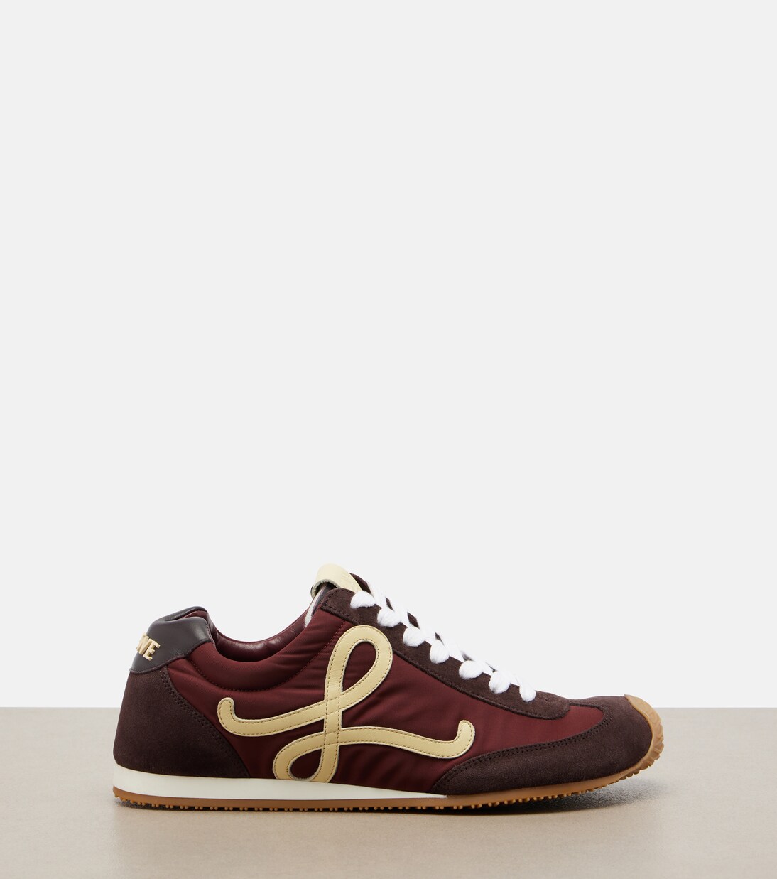 Ballet Runner 2.0 suede-trimmed sneakers | Loewe