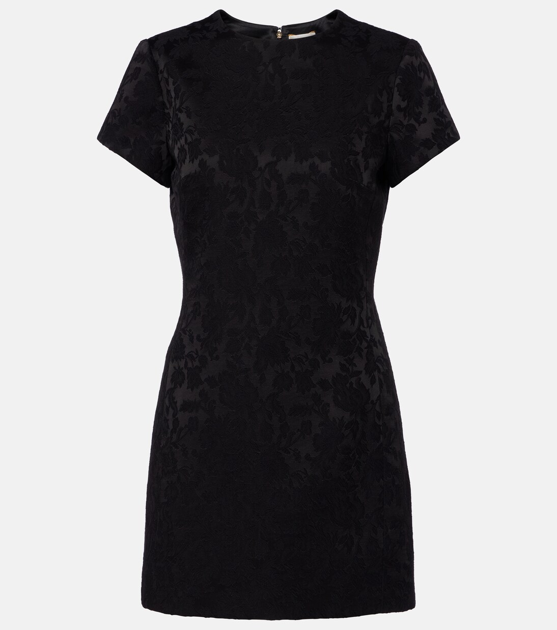 Devoré floral cotton-blend minidress | Saint Laurent