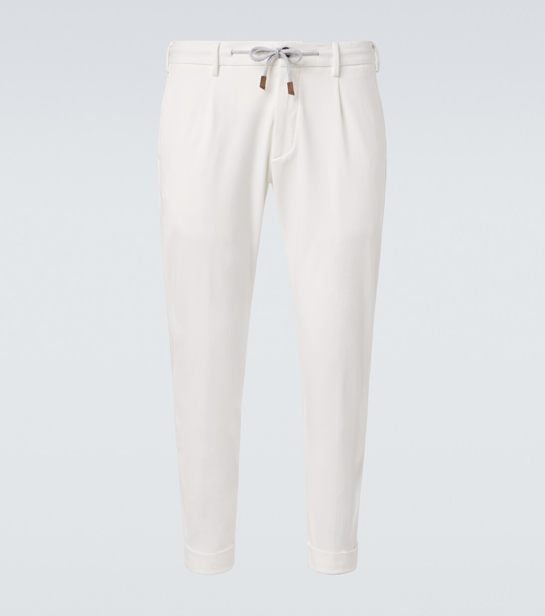 Cotton-blend slim pants | Eleventy