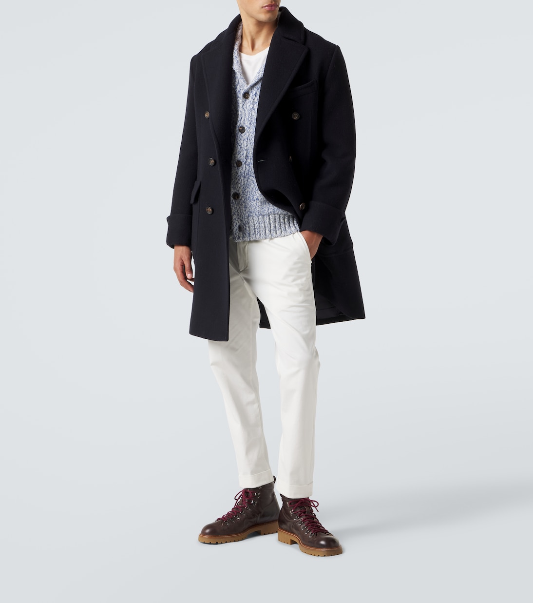 Cotton-blend slim pants | Eleventy
