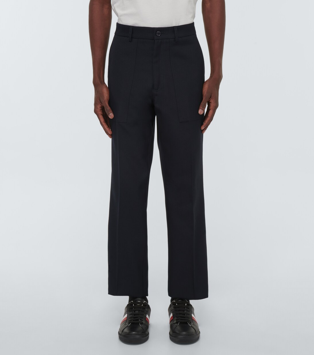 2 MONCLER 1952 Sportivo classic wool pants | Moncler Genius