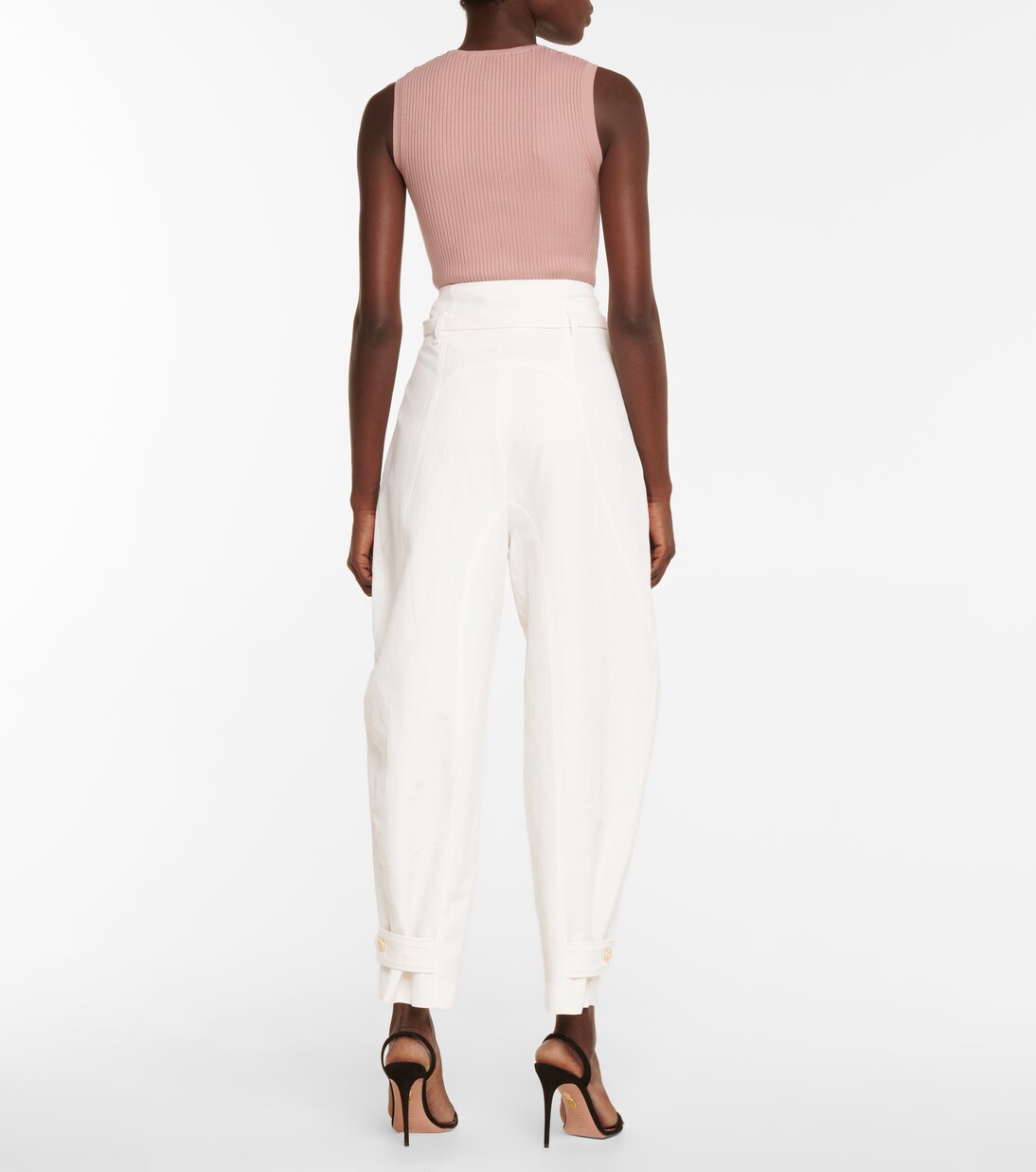 Pantalon Daisy en coton et lin mélangés | Stella McCartney