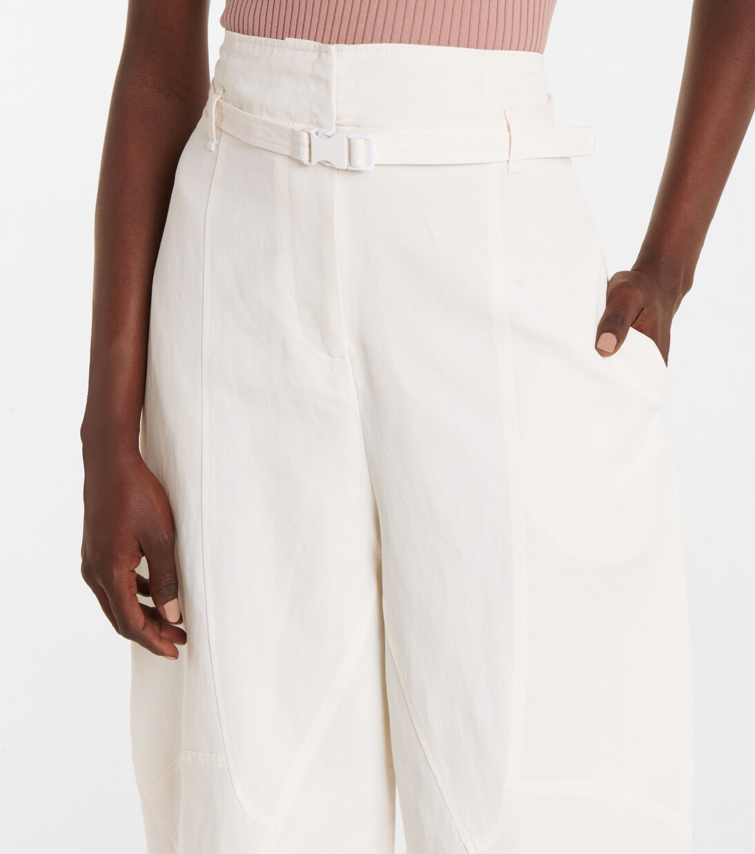 Pantalon Daisy en coton et lin mélangés | Stella McCartney