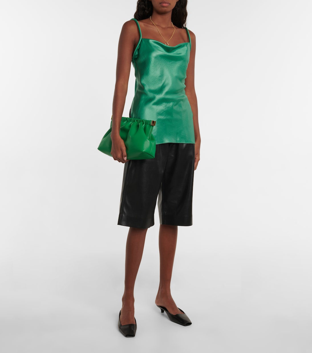 Top Neza aus Satin | Nanushka