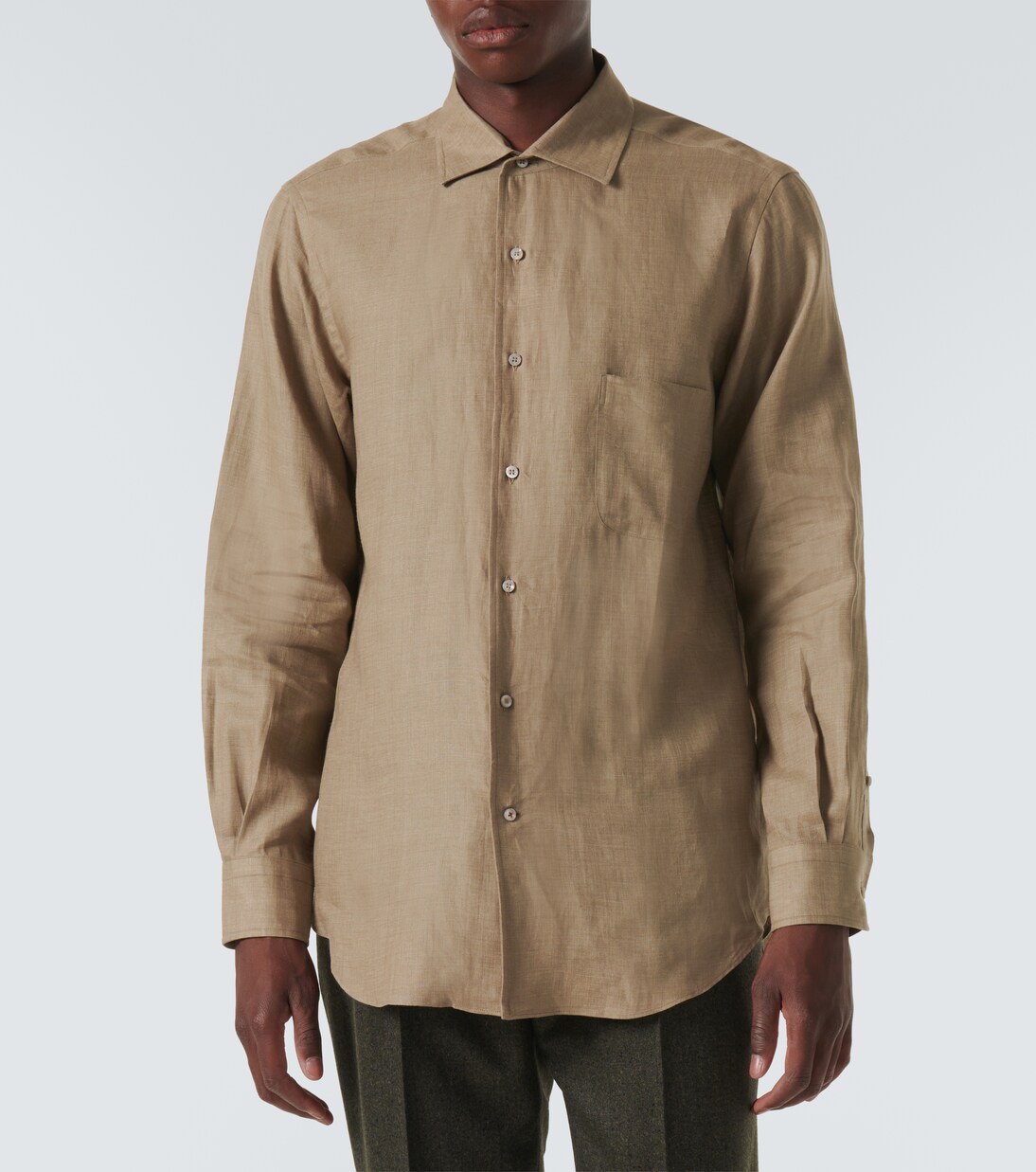 André linen shirt | Loro Piana