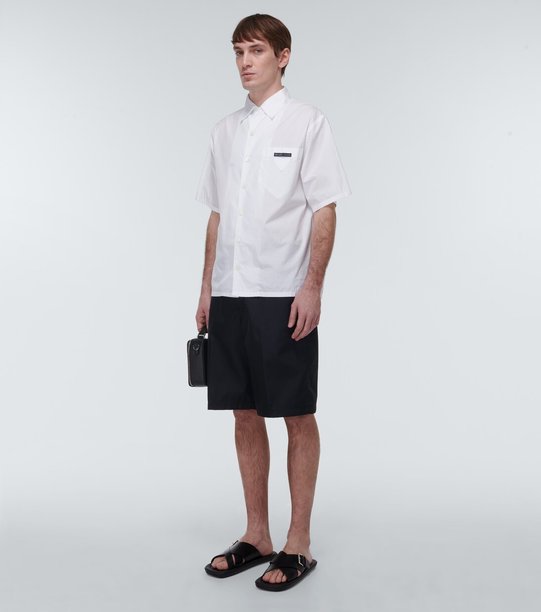 Sandalen aus Leder | Prada