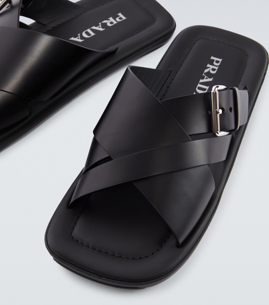 Sandalen aus Leder | Prada