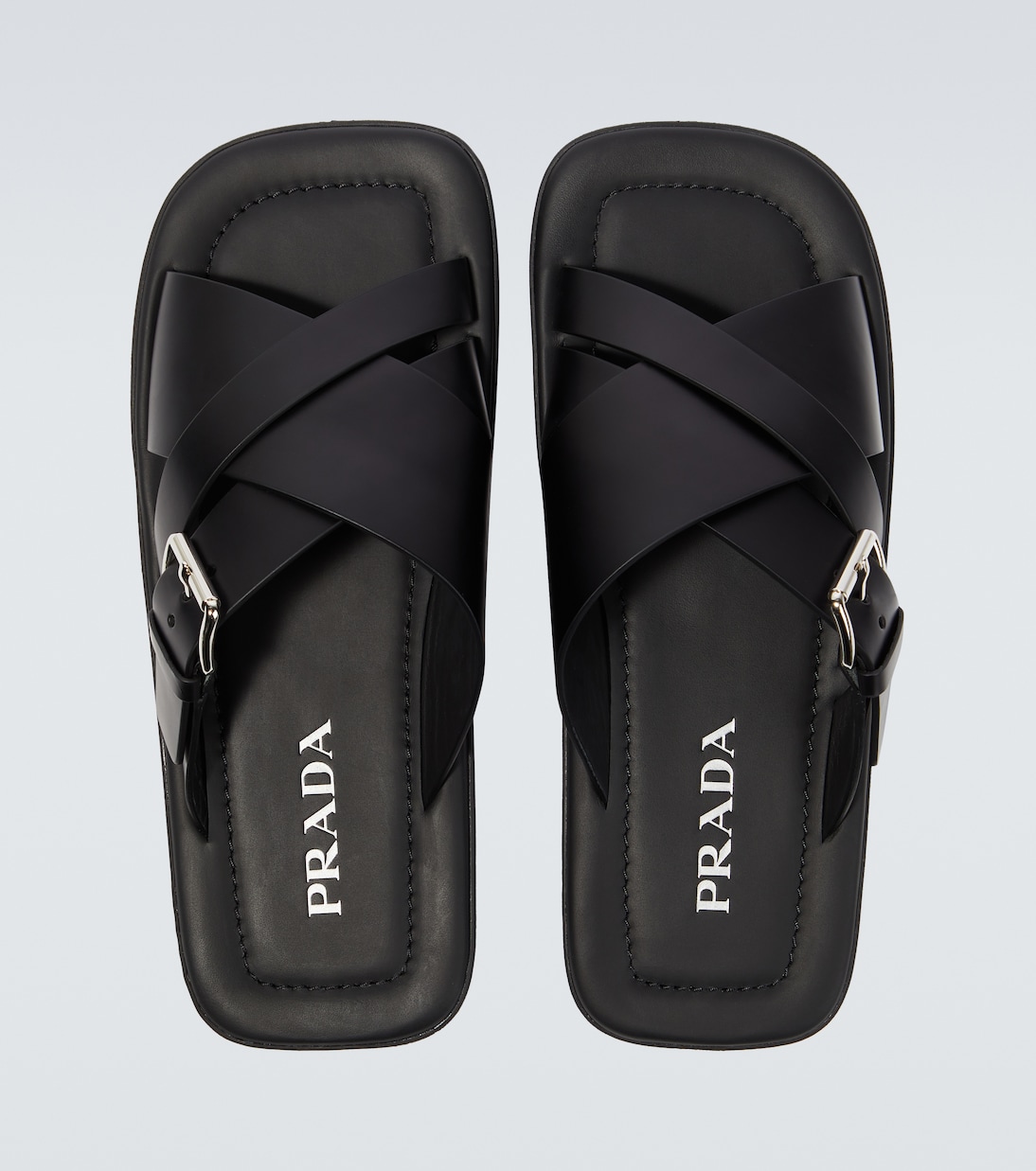 Sandalen aus Leder | Prada