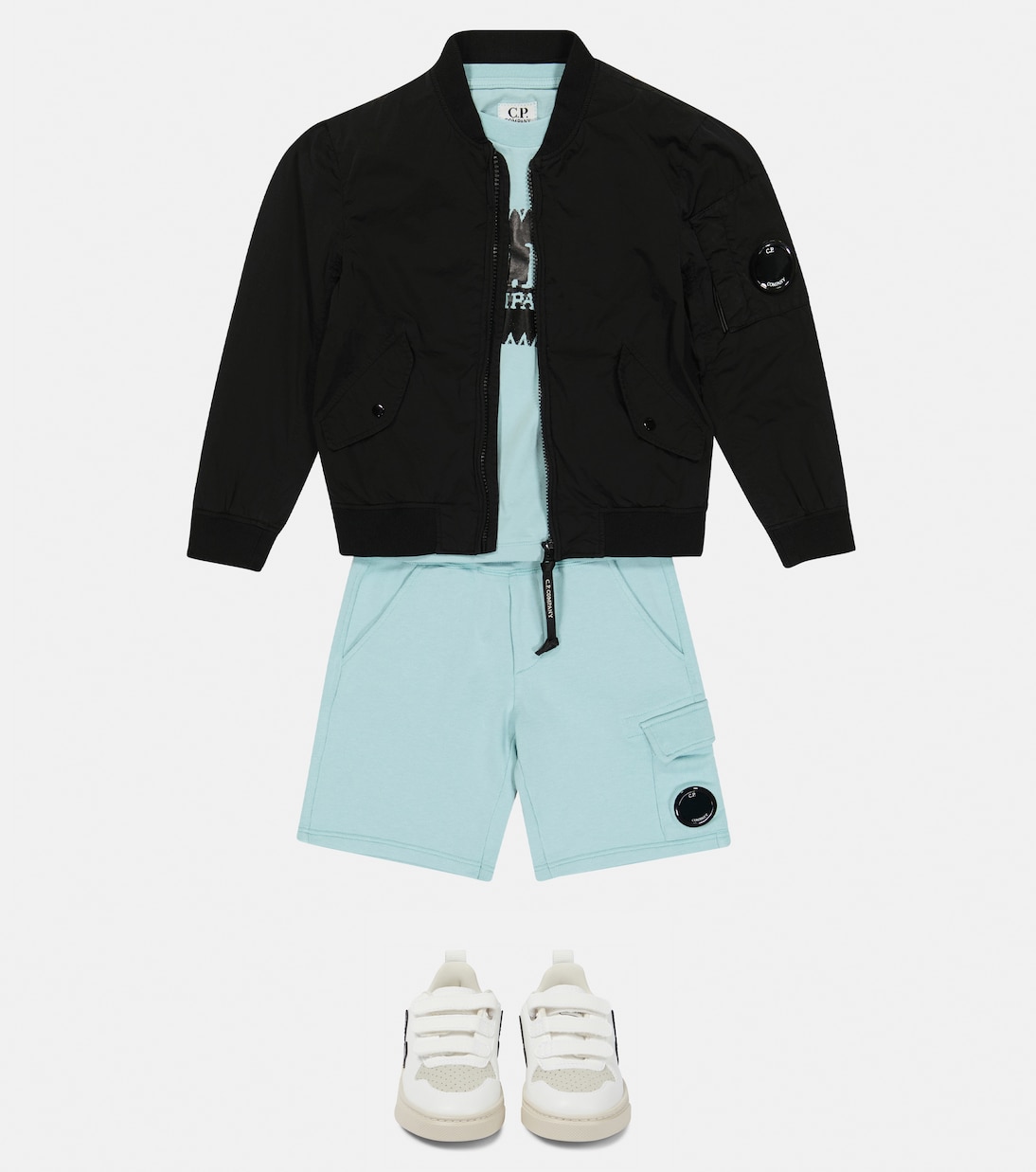 Bomberjacke aus Chrome-R | C.P. Company Kids