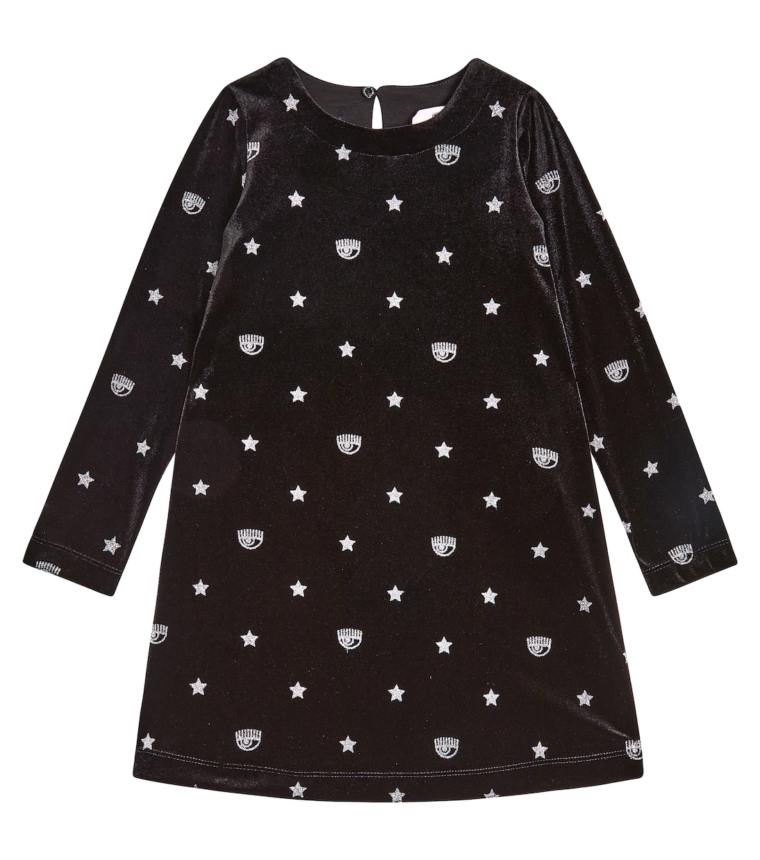 Embroidered chenille dress | Monnalisa